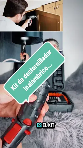 Si o si este kit lo debes tener en tu hogar… es #multifunctional #electrico #destornillador #cordless #drill #hogar 