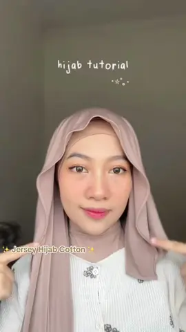 HIJAB TUTORIAL 🤎✨ #fypeveryone #jerseyhijab #hijabstyle #hijabtutorial #foryourpage #tiktokshop #fypseo #bestseller #muslimah #hijabitiktok 