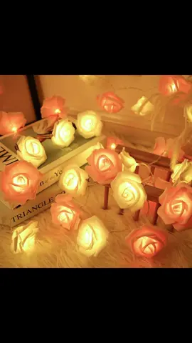 LED rose light string small colored light🌹💐💡🥳#LED #rose #beautiful #propose #decorate 