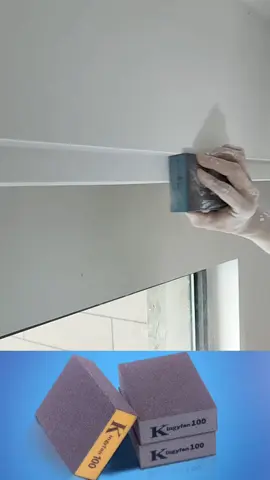 Nhám mút 2 mặt chà tường #nhammut #giaynham #giaynhamchatuong #nhámmút  #thosonnuoc 