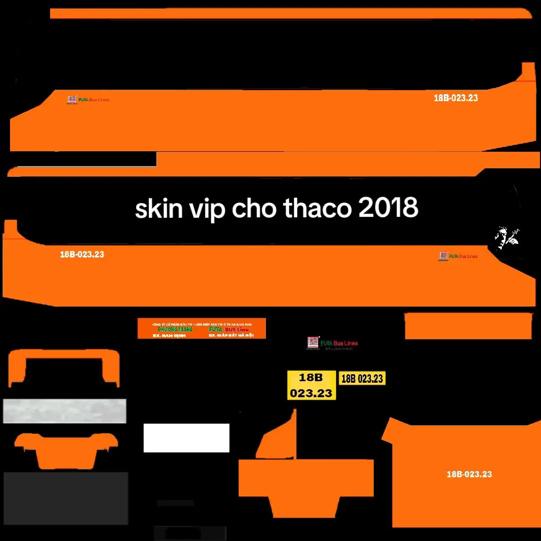 skin futa PHƯƠNG TRANG cho thaco 2018 #xuhuong #bussid 