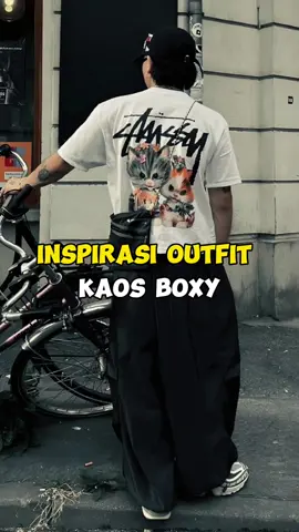 Outfit perkaosan boxy #outfit #outfitcowok #inspirasioutfit #inspirasioutfitcowok #boxy #boxytshirt #kaosboxy #boxytee 