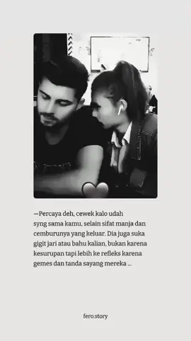 Yang belum pernah bukan berarti dia gak sayang, tapi mungkin cara menunjukkan nya yg berbeda. . . #story #ferostory #fyp 