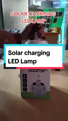 SOLAR EMERGENCY CHARGING LAMP WATERPROOF & FOLDABLE INDOOR/OUTDOOR USE #solaremergencycharginglamp #solaremergencylight #solarlamp #solarenergy #campinglamp #outdoorsolarlamp #indoorlamp #emergencylamp #lampu #lamp #lampusolar #lampusolarviral #lampucamping #lampucampingmurah #ledlamp 