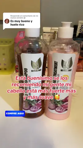 Respuesta a @mi nueva versión @ #TikTokSpringSale #shampoo #Naturalsant #extractodecebolla #air #rosemary #Naturalsant #shampoo 