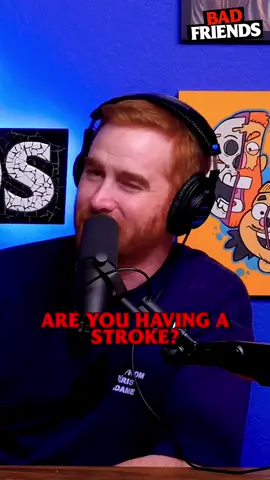 Are you having a stroke? 😂 | New episode now on YouTube! | #badfriendspodcast #badfriends #badfriendspodcastlive #bobbyleeclips #bobbylee #koreancomedian #comedypodcast #comediansoftiktok #andrewsantinoclips #tiktokcomedy #bobbyleecomedy #badfriendsclips #comedyclips #horriblyfunny 