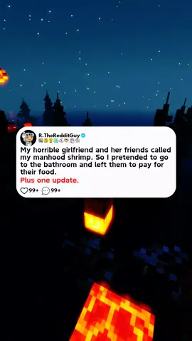 My horrible girlfriend and her friends called my manhood shrimp. So I pretended to go to the bathroom and left them to pay for their food. Plus one update #storytime #askreddit #redditstorytime #reddit_tiktok #reddit #redditstories #redditreadings 