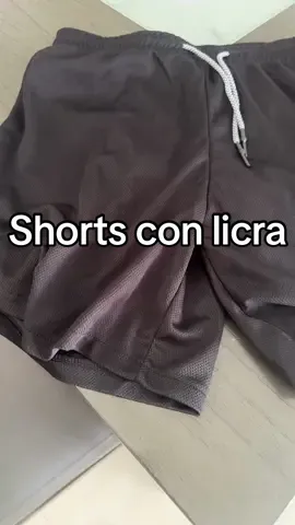 Shorts con licra #mensshorts #shorts  #ropahombre #moda #sportwear #ropaejercicio #calor #gym #gymwear 