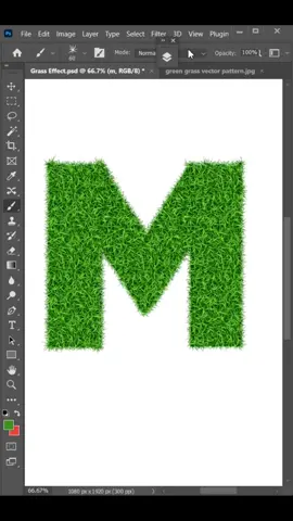 How to add grass around text or shape in Adobe Photoshop, Photoshop tutorials, Photoshop tips and tricks, Photoshop for beginners, mgraphics #grass #text #photoshop #photoshopforbeginners #mgraphics 