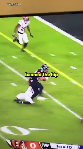 NO MORE HIP-DROP TACKLE. how y’all feelin??? 🚨 #nfl #tackle #football 