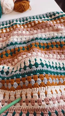 The anticipation is building up 😅 I can’t crochet fast enough to finish this beautiful blanket!! I’m so excited for this blanket, and even though the pattern won’t be live yet, I’m looking forward to starting the chunky version 😁 I also think I might have the name picked out, but I won’t reveal it just yet ☺️ What do you think of the stitch combination? Do you like it? Anything you would change or add? Let me know! 👇🏼 Yarn: @lionbrandyarn Wool Ease #crochetblanket #crochetstitch #crochet #crochetgranny #crochetpattern #crochetinspiration #crocheting