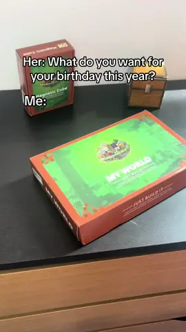 I just want ti play Minecraft in real life 🤓 #birthdaygift #giftideas #Minecraft 