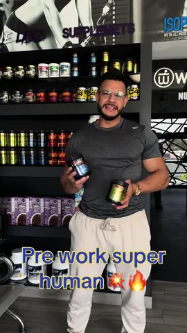 Pre wor super human!!! 🔥💥🧬 #preworkworkout #preentreno #suplementos #gym #Fitness #FitTok #fyp #foryou 