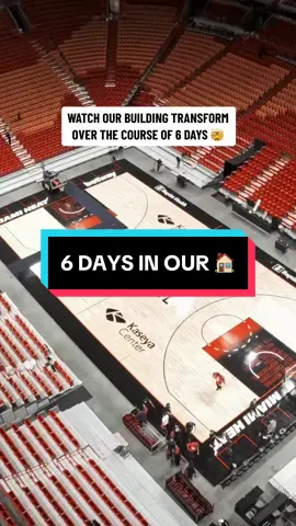 The work behind the scenes is just 🤯 #transformation #kaseyacenter #miami #oliviarodrigo #UFC #basketball #NBA 