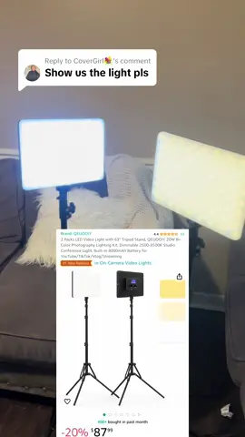 Replying to @CoverGirl💐  They are the QEUOOIY 2 Pack Led Lights from @Amazon !!  I love these lights so much and them being cordless is the icing on the freaking cake !!! 🔥🔥🔥🔥 #amazon#amazonlight#panellights#ringlight#ringlights#makeuplighting#makeup#makeuplights#lightingtips#lighting#ringlight📀team #viral#help#tips#advice#creatorsearchinsights  