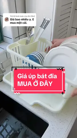Trả lời @Bùi Nhớ Rẻ mà chất lượng, nhà có giá úp bát này tiện hơn bao nhiêu. Có cả rãnh thoát nước thông minh#giaupbatdia #roupbatdia #dogiadungtienich #dogiadungthongminh #reviewdogiadung 