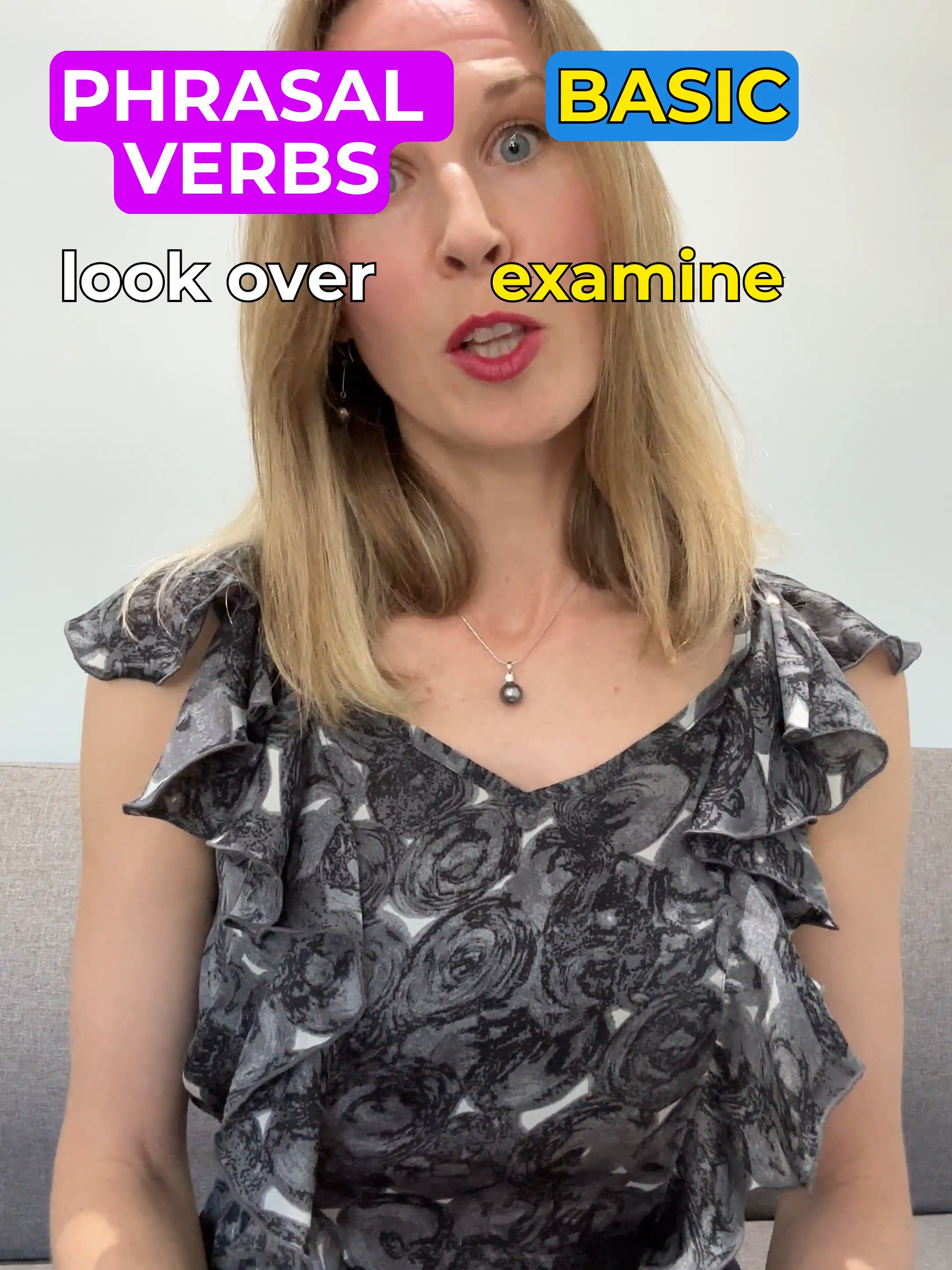 Basic English VS Phrasal Verbs #phrasalverbs #learnenglish