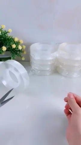 Băng dính 2 mặt siêu dính băng keo Nano trong suốt dán tường dính mọi bề mặt tiện lợi, chắc chắn , tránh khoan đục tường #bangdinhnano2mat #giadungtienich #giadungthongminh