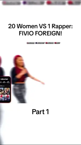 20 Women VS 1 Rapper: FIVIO FOREIGN! #women #fyp #fyp #foryourpage #video #match #20v1