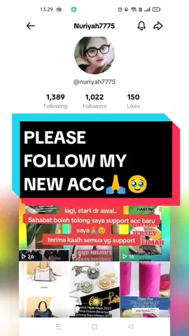 Please follow my new acc 🙏🥹 Thank you 🙏 #affiliate #accountrestricted #fypシ #fypシ゚viral #fypage 