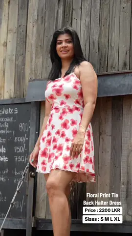 Embrace the blooming beauty of spring in our stunning Floral Print Tie Back Halter Dress 🌸 Floral Print Tie Back Halter Dress Price : 2200/- Size’s : S M L XL Koko Accepted  COD | Bank Transfers Available Island-wide Delivery  Just send a message to grab yours ♥️ WhatsApp +94 76 999 8136  Text or Call +94769998156 . . Visit more @www.peachez.store . . #peachez #peachezcollection #dress #smartcasual  #linendress #exclusivecollection #linencollection  #peachezlifestyle #brandofceylon #casual #premium #peachezstore