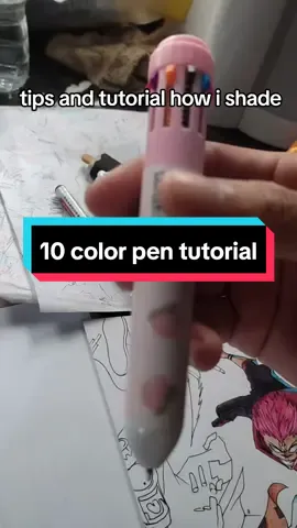 part 1#drawing #pendrawingtutorial #penart #10colorpen #drawing #art 