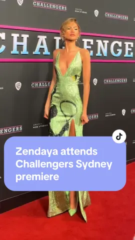 Zendaya is blonde! We repeat Zendaya is blonde! The actress showcased her iconic new look at the Sydney premiere of Challengers, alongside co-stars Josh O’Connor and Mike Faist. Also taking a moment for the dress?! This is not what we had in mind for a tennis dress but it is way, way, better. #zendaya #mikefaist #joshoconnor #Challengers #challengersmovie #zendayaedit #lawroach #blonde 