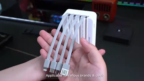 Awei P134K 20000mAh Power Bank Multiple Output with Detachable Cable LED Digital Display Long Battery Life #awei #powerbank #leddisplay #detachablecable #longbatterylife #multipleoutput 