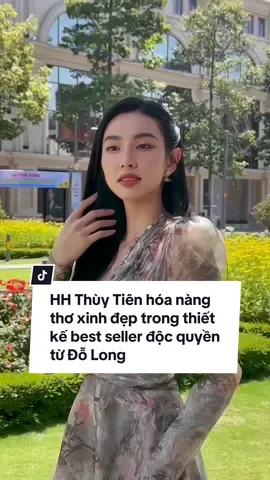 Douceur Dress - thiết kế best seller độc quyền từ @dolongofficial tiếp tục xuất hiện cùng hoa hậu @Nguyễn Thúc Thuỳ Tiên trong bộ hình nàng thơ xinh đẹp, ngọt ngào, nổi bật giữa đường phố Sài Gòn. #dolongofficial #dolong  #NguyenThucThuyTien #tiktokgiaitri 