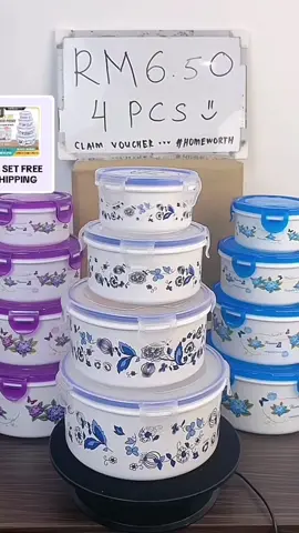KORANG YANG NAK BELI SET NI BOLE TEKAN BEG KUNING 👆🏿#settapperware 