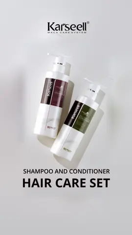 Use Karseell shampoo and conditioner, make your smoother hair #karseell #karseellcollagen #karseellhairmask #hairmask #conditioner #karseellshampoo #karseellconditioner #hairdamage #smoothhair #damagedhairrepair #healthyhair #HairCareTips 