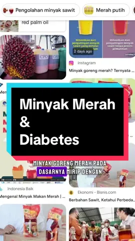 Yuk simak sampai habis penjelasan Bu Gizi tentang minyak goreng merah serta dampaknya untuk diabetes ☺️ #diabetes #minyakmerah #guladarah #edukasikesehatan  