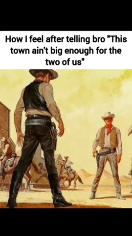 We duel at noon #meme #memes #cowboy #griffrule #trend #fypmeme #viral 