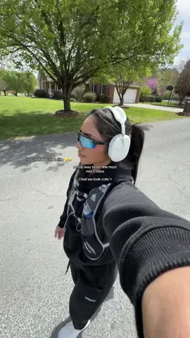This is your sign to buy the gear & use it as motivation!!! Who cares if its only 2 miles, its 2 cute miles 🤣 lmaooo is this the start of my running era?? I hope so 😂🏃🏽‍♀️ #Running #runningera #runninggear #runningsunglaases #runningvest #runnergirl 