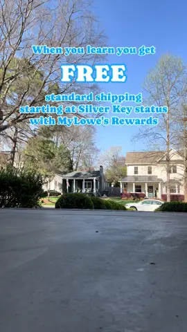 Did someone say FREE SHIPPING? With MyLowe's Rewards Silver Key Status 🔑 you can make it a reality.