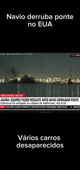#CapCut #navioderrubaponte #euaacidente #ponte 