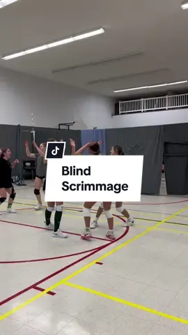 This is your sign to do a blind scrimmage👀 One of our top fave fun practices👏  #rizevolleyball #blindscrimmage #volleyballfun