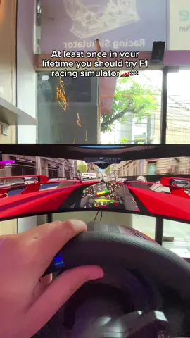 Nothing beats the experience🏎️🔥 #racingsimulator #f1 #ferrari #tifosi 