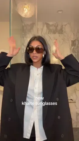 omg obsessed with these #sunglasses #khaite #khaiteoliverpeoples #khaitesunglasses #khaitehaul #luxuryfashion #netaporter 