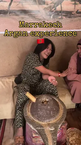 Argan oil, derived from the seeds of the argan tree, thrives in the semi-desert regions between Essaouira and Agadir in the Mediterranean. Primarily crafted by women's cooperatives in Morocco, this prized oil undergoes a semi-industrial extraction process, yielding high-quality variants for both culinary and cosmetic use. #morroco🇲🇦🇲🇦🇲🇦 #morroco🇲🇦  #marakech #positivevibes #arganoil  #arganmaking #marrakech  #argancosmetic #agadir  #agadir_morocco @Ace 