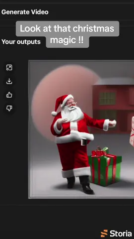 Christmas cant be without a dancing Santa from storia.ai !!! #storiaai #storia #santa #aigenerated #aigeneratedart #aigeneratedvideos #aigeneratedimages 