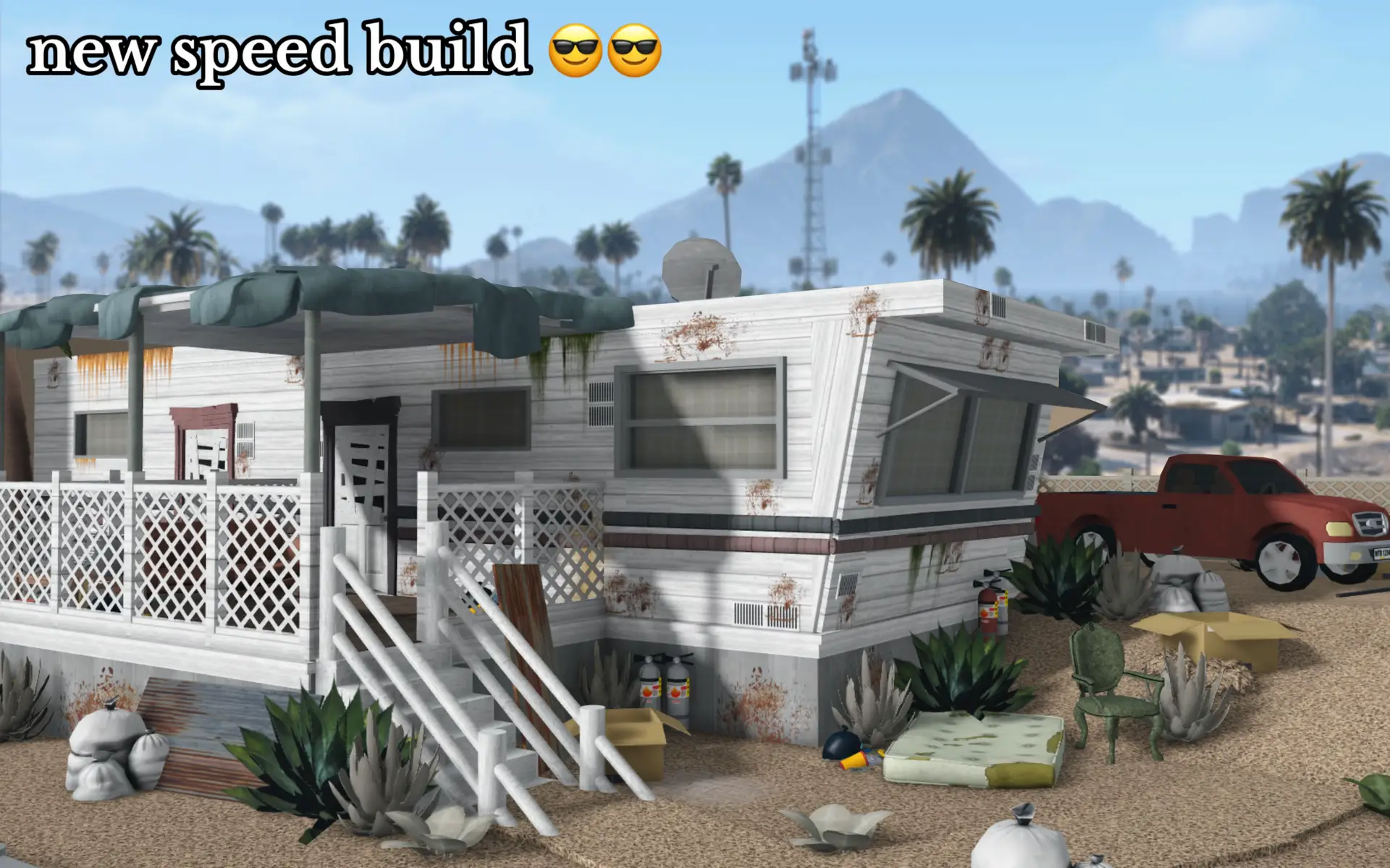 trailers in bloxburg>> #fyp #roblox #bloxburg #gta #bloxburgbuild #bloxburghouse 