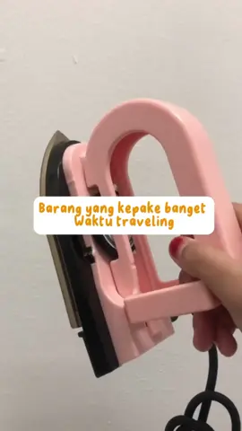 setrika mini travel dry iron #setrika #setrikamini #setrikalipat #JelajahRamadan #tiktokshop #setrikatravelling 
