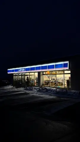 Convenient store on the side of a mountain in Niseko was a vibe 🏔️  #niseko #moody #japan #darkaesthetic 