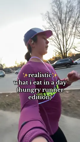 everything i ate in a day (specifically the day before a long run)! just under three weeks until i run the boston marathon, and i am a hungry hungry girl!! #whatieatinaday #realisticwhatieatinaday #fulldayofeating #runtok #motherrunner #momswhorun 