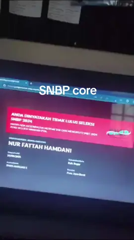 SNBP core😭😭 #fyp #snbp2024 #snbp #core #snpmb2024 