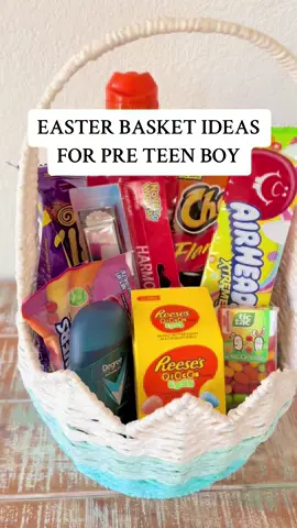 Easter basket ideas for pre teen boy✨ #easter #easterbasket #easterbasketideas #easterbasketideasforboy
