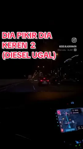 Dia pikir dia keren Part 2 , gimana ya guys biar org begini jera?  Mau stop ga? @BLCKRVN  #RIPDieselcarculture #fortuner #innova #2gd #2kd #ugal 