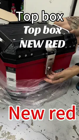 RxR TOP BOX   NEW RED #motorcycle #topbox #fyp #ferrshipping #45L #tiktok #rxrhelmet 