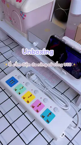 Mọi người nên có 1 ổ điện ngư thế này trong nhà nha, có công tắc khá tiện lợi luôn á#punsreview #unboxing #ocamdiendanang 